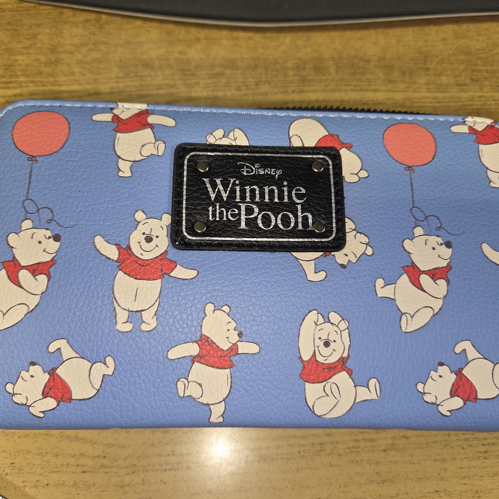 Disney Winnie the Pooh Blue Wallet - Picture 3 of 7